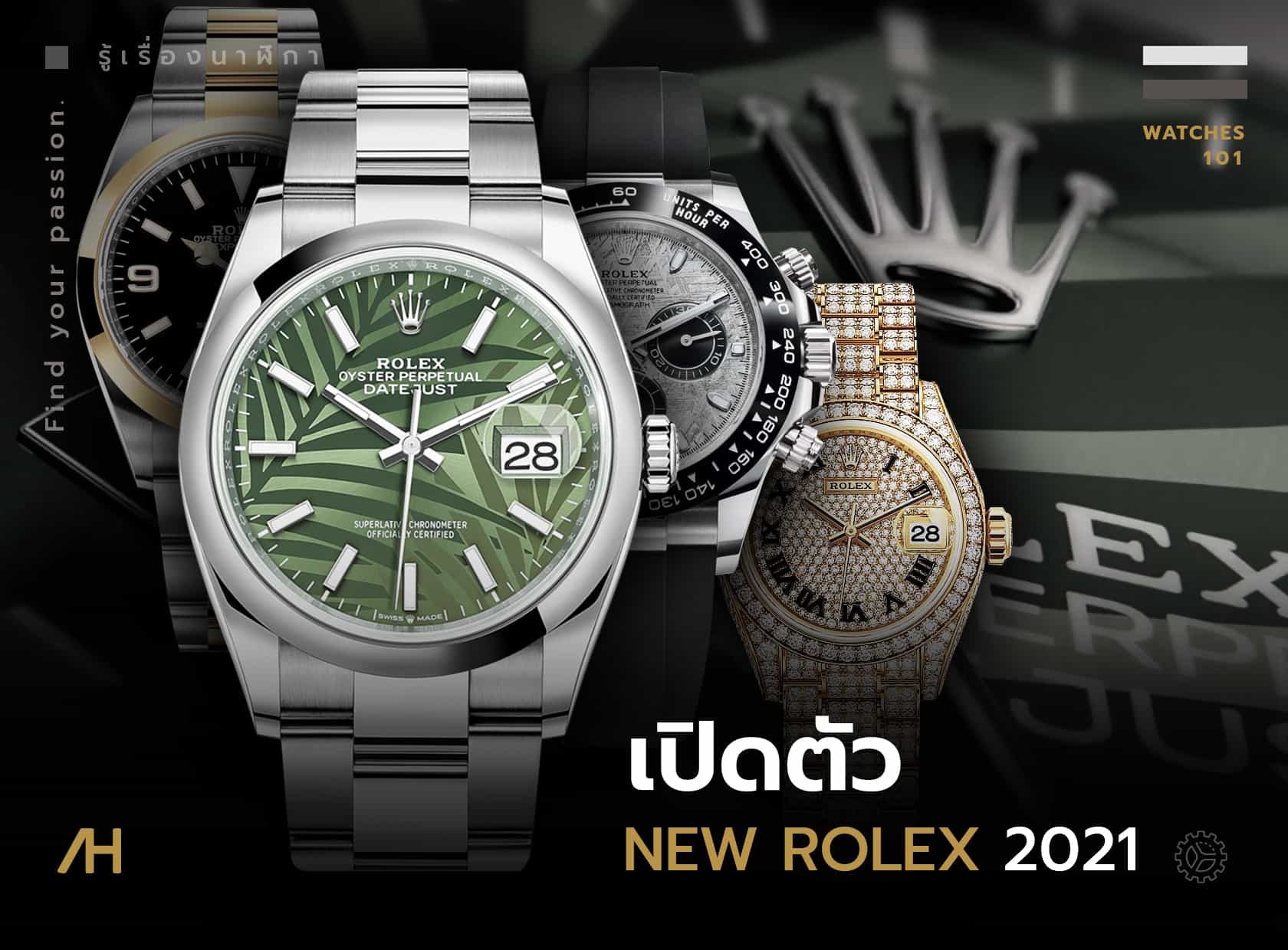 เปิดตัว New Rolex 2021